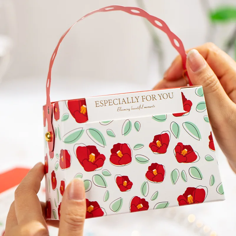 Description Picture 4 of itemPink Handbag Shaped Wedding Favors Box, Gift Cracker Packaging Box, Christmas Box, Birthday, Festival Party Supplies, 10Pcs