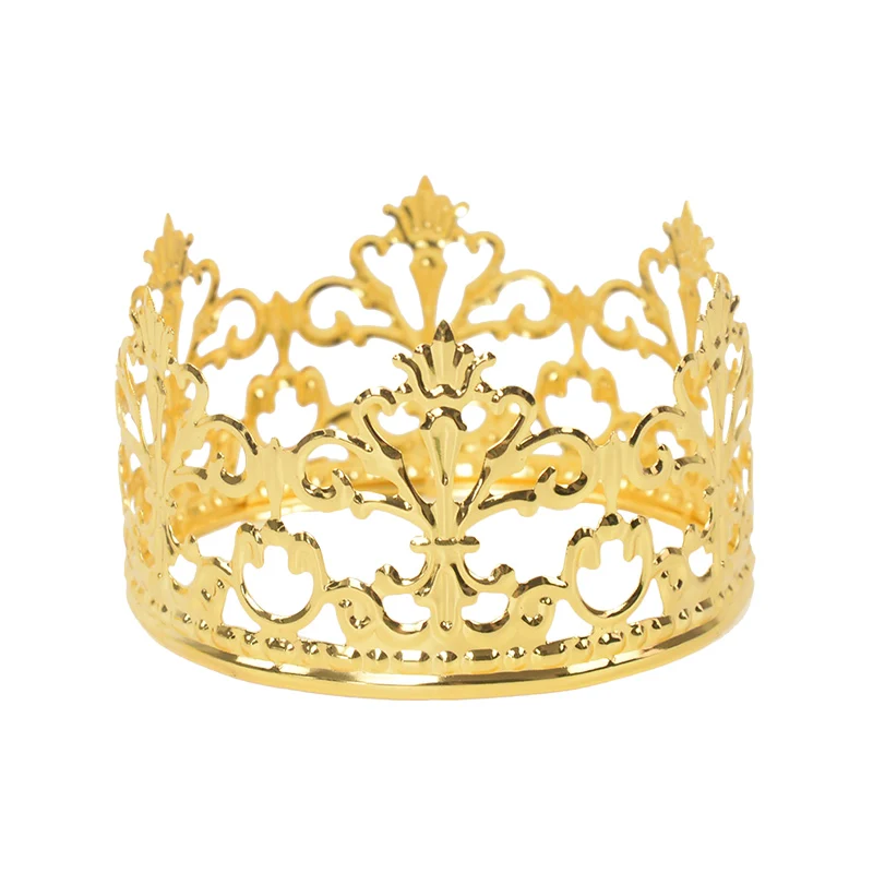 Gold Silber Hohl Königin Krone Kuchen Topper Elegante Hochzeit Kuchen Topper Prinzessin Alles Gute Zum Geburtstag Party Dessert Dekoration Lieferungen – Detail 9
