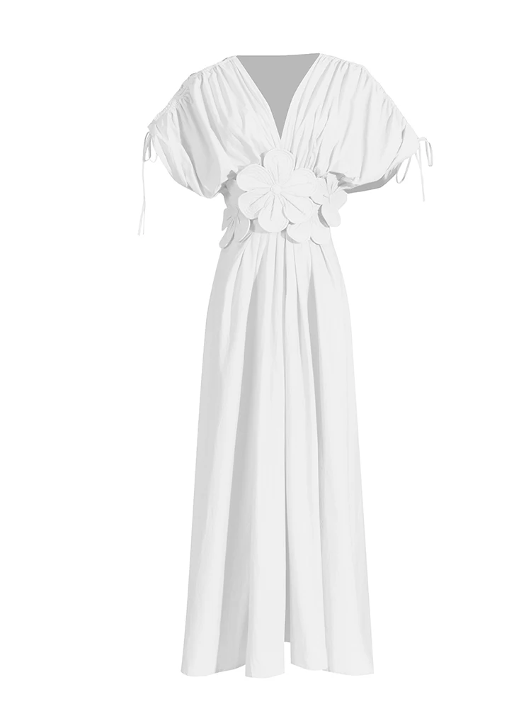 فستان أنيق مزين بالفيونكة