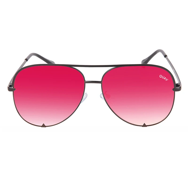 Classic Pilot Polarized Sunglasses Women Quay Brand Designer Alloy Mirror Ladies HIGH KEY Sun Glasses Female Oculos 4