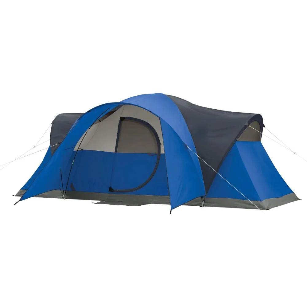 

6/8 Person Family Tent With Included Rainfly and Spacious Interior Awnings Carry Bag Outdoor Garden Awning Montana Camping Tent