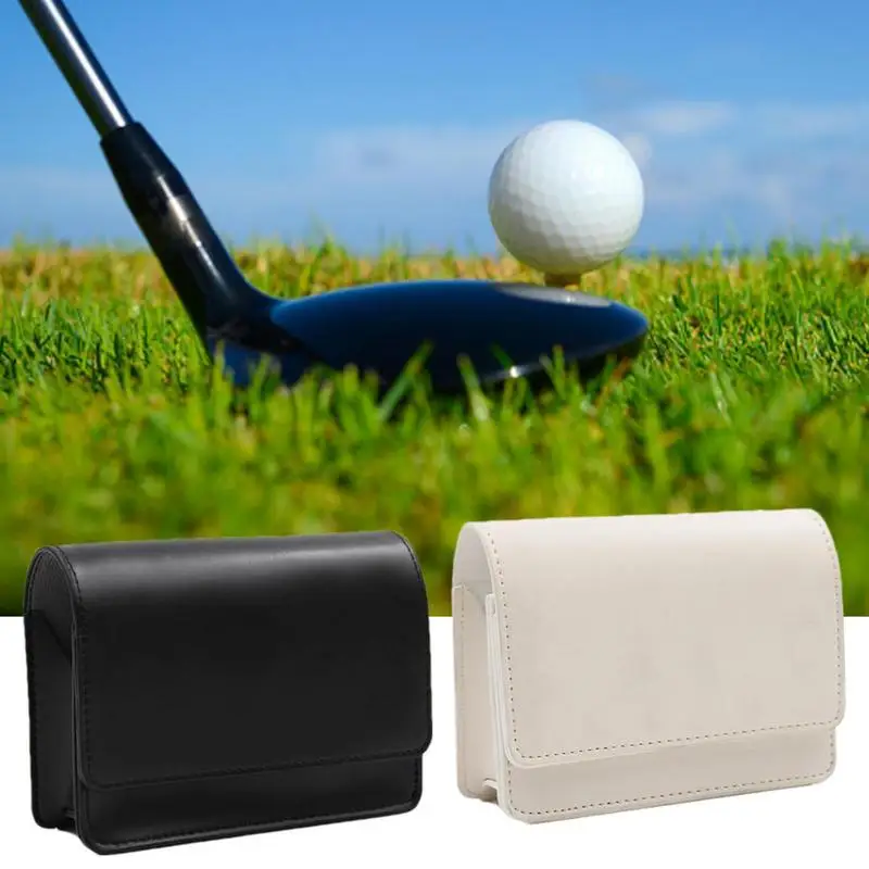 

1PC Golf Ball Storage Bags Mini Pocket PU Leather Hang on Waist Golf Ball Storage Pouch Golf Belt Holder Bags