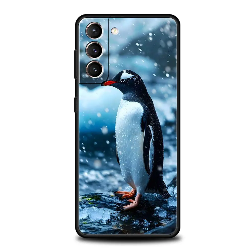Penguin Arctic Soft Silicone Phone Case Cover
