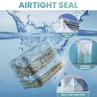 1pc No Need Pump Vacuum Bags Large Plastic Storage Bags for Storing Clothes Blankets Compression Empty Bag Travel Accessories 2