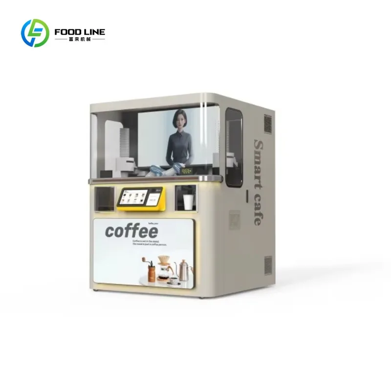 Macchina da Caffè Robotica Personalizzata con Funzionamento Self-Service 24 Ore su 24, Robot Intelligente per Caffè ad Alto ROI per Investimenti Commerciali - immagine 4