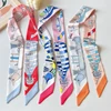 South Korean Spring Versatile silk scarf Hot Air Balloon Women's Twill Ribbon Bundle Bag Handle Ribbon Hair Band Scarf Headband 3