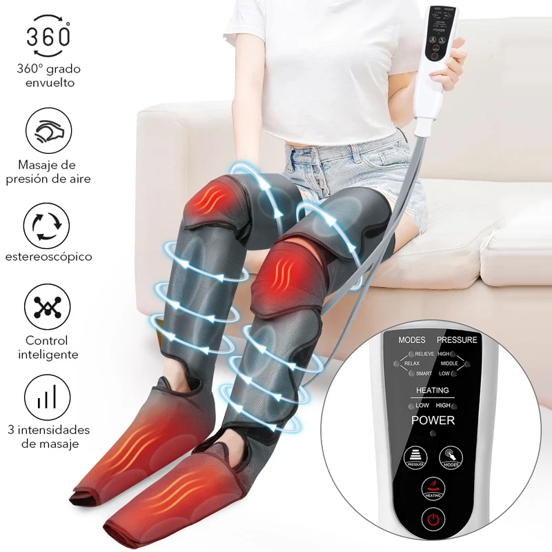 AIRE Neck Massager: Air Compression, Heat, Vibration For Pain