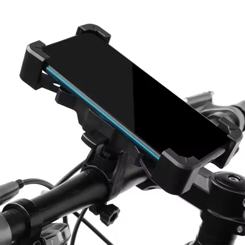 360 Rotation Bike Phone Holder Motorcycle Bicycle Phone Holder Handlebar Stand Mount Bracket Mount Phone Holder for Mobile Phone 2