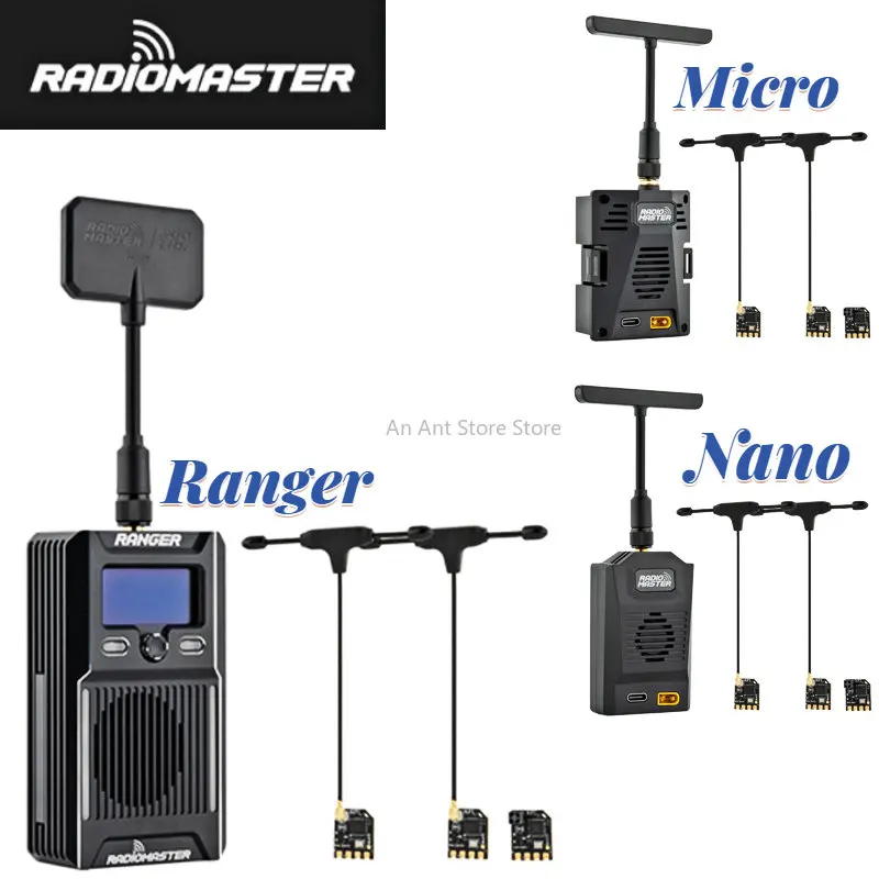 

RadioMaster RANGER ELRS 2.4G RANGER MICRO NANO Transmitter Module Suitable for DIY Spare Parts of Remote Control Combo Set