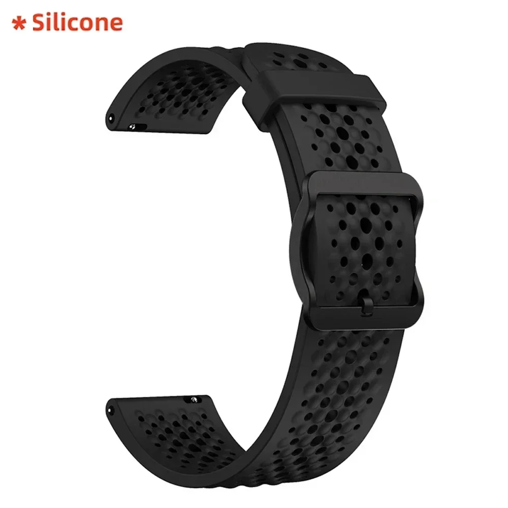 Premium 22mm Leather Watch Strap Bracelet - Elegant Wristband Replacement in Classic Design