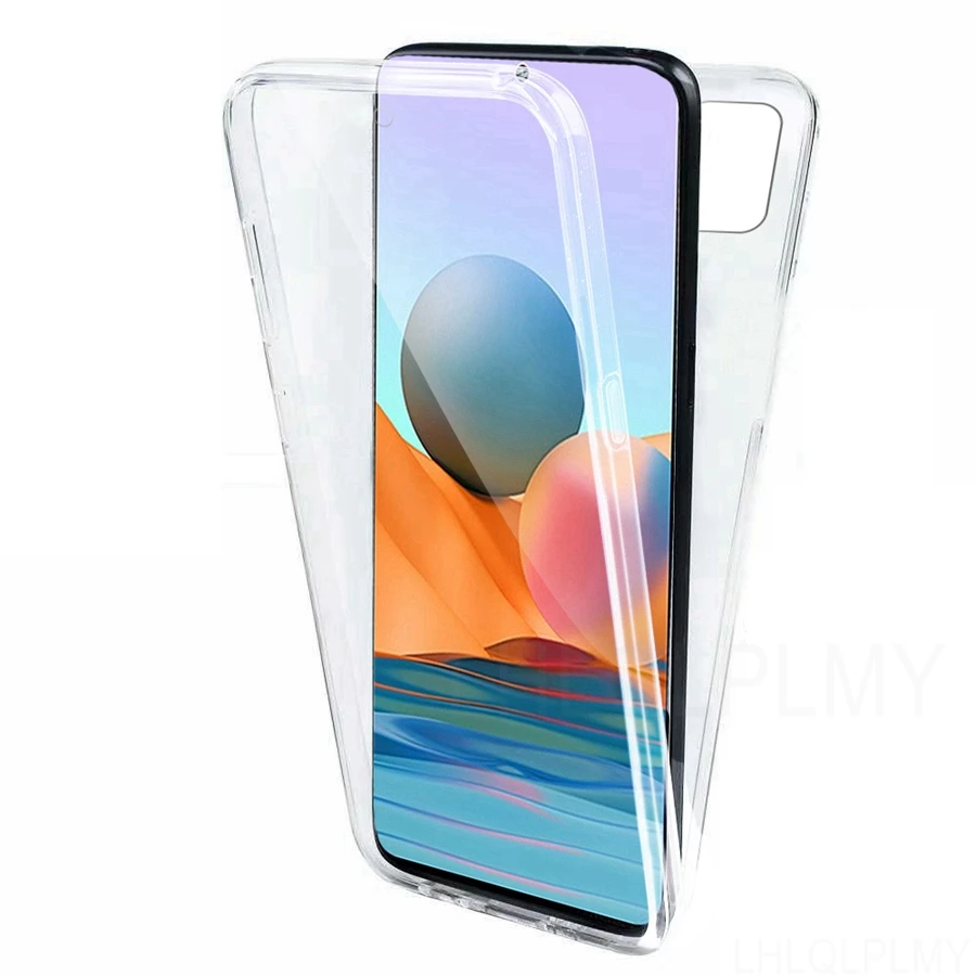 Premium Double-Sided Clear Protective Phone Case with 360-Degree Coverage