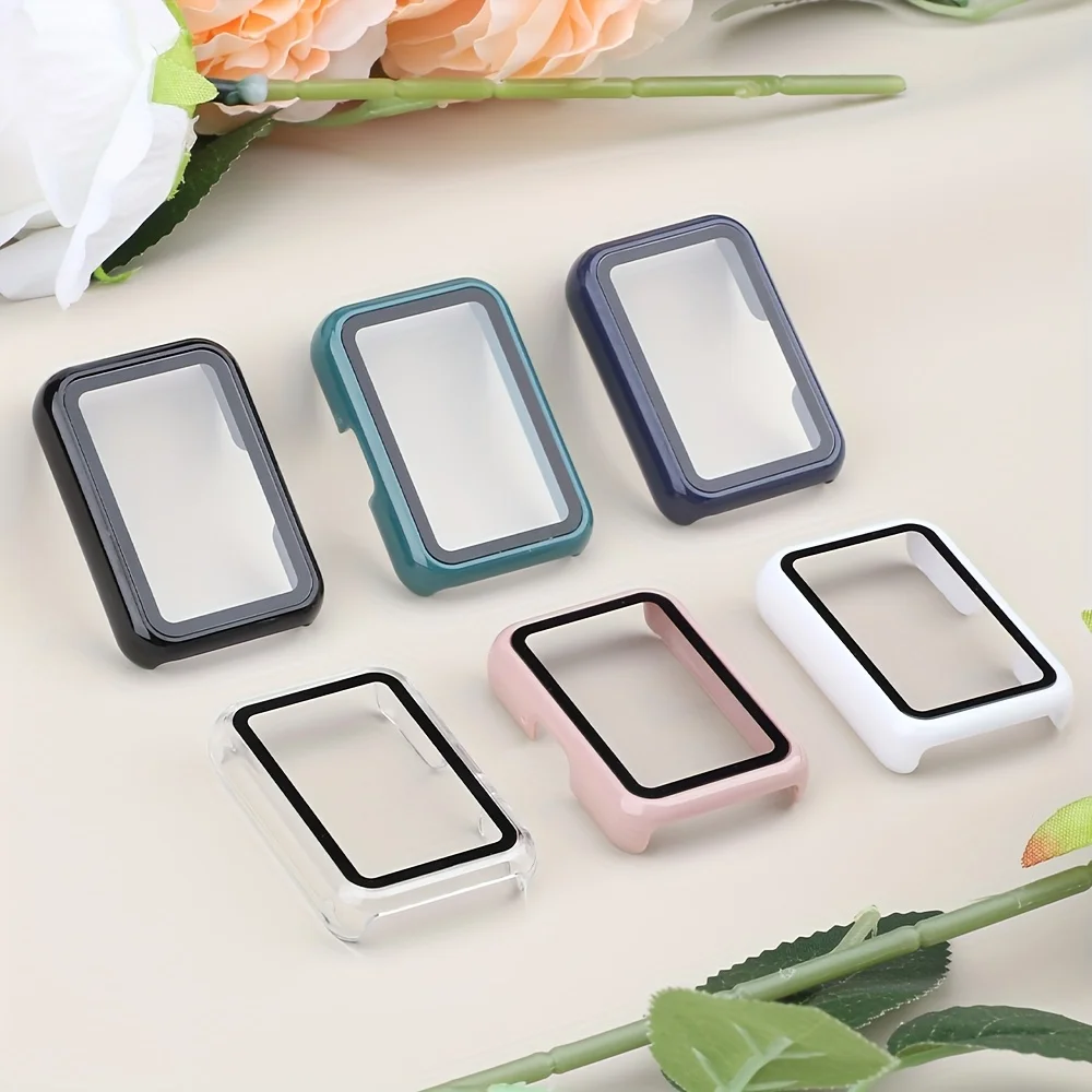 All-in-One Screen Protector Case with Glass - Bumper Hard Protective Cover, Anti-Scratch Accessories