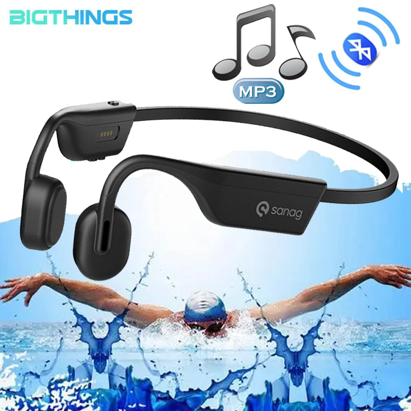 Auriculares de conducción ósea para natación, cascos inalámbricos reproductor de MP3 32GB para deportes acuáticos, Bluetooth| | - AliExpress