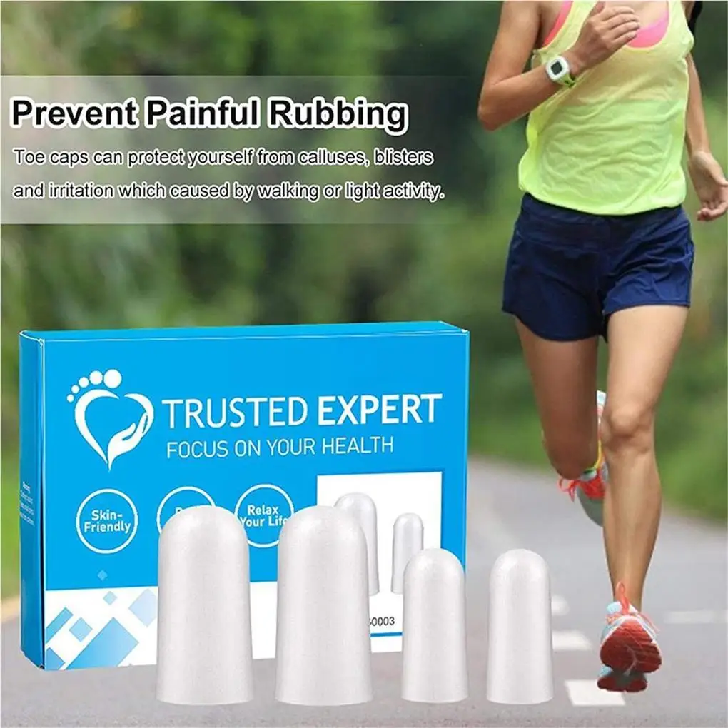 

Toe Caps Silicone Protector High Heel Sleeve Blisters Massager Insoles