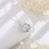 Eudora 18mm Urn Cremation Flower Cage Locket Ash Pendant Holder Keepsake Capsule Hollow Ball DIY Necklace Women Jewelry Gift 4
