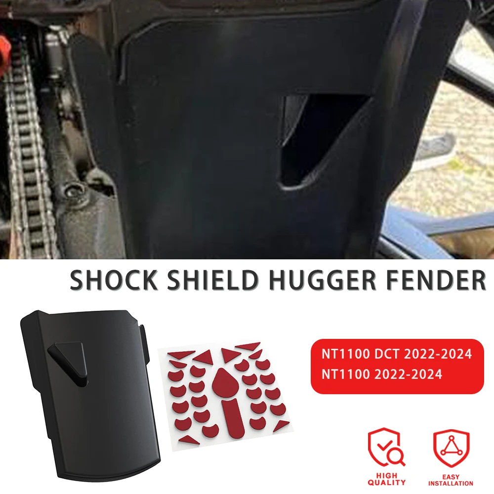 

FOR HONDA NT1100 NT 1100 DCT 2022 2023 2024 nt1100 Motorcycle ABS Plastic Tool Accessories Shock Shield Rear Tire Hugger Fender