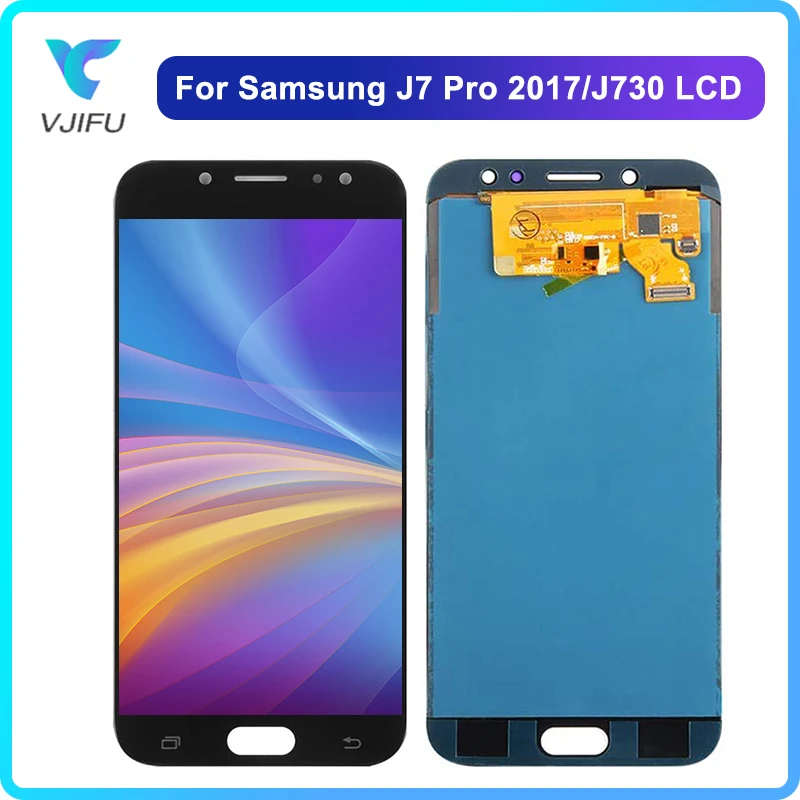 ЖК-дисплей VJIFU J730 для Samsung Galaxy J7 2017 дисплей J730F J730GM/DS сенсорный экран дигитайзер в