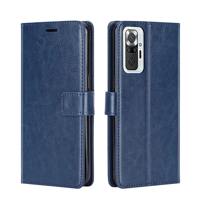 Magnetic Leather Book Flip Phone Case with Card Holder Cover