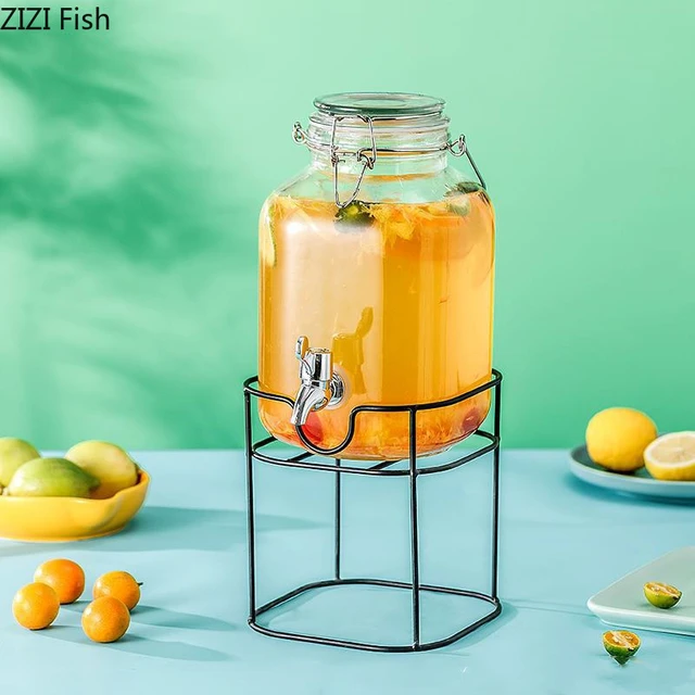 Glass Storage Bottle Jar, Glass Jars Bottle Juice