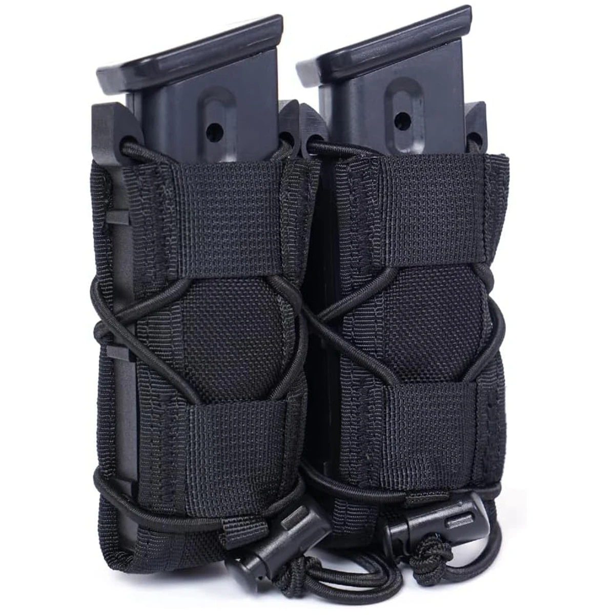 9mm Magazine Bag Tactical MAG Bag 500D Nylon MOLLE Flashlight Holder Hunting Knife Holster Shooting Gas Soft Accessories