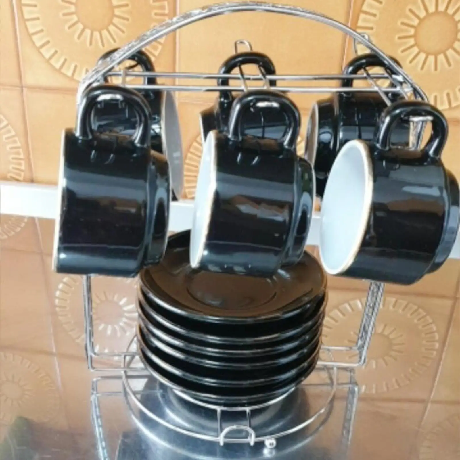 Cup Rack Storage Display Stand Home Kitchen