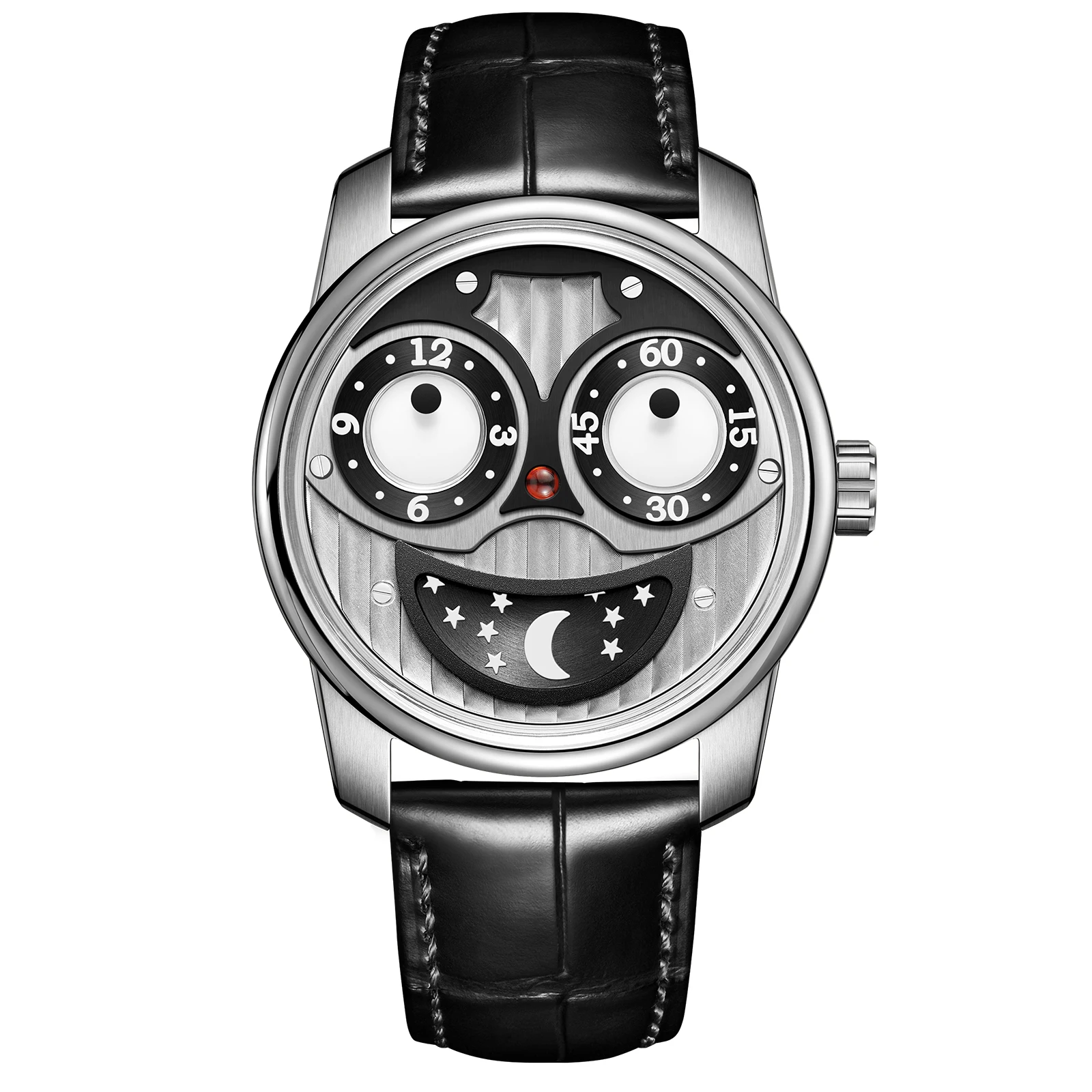 bocodec 凹凸　Low Gauge Big Watch OBLVLO Men Stainless Steel Automatic Sport Watch Designer