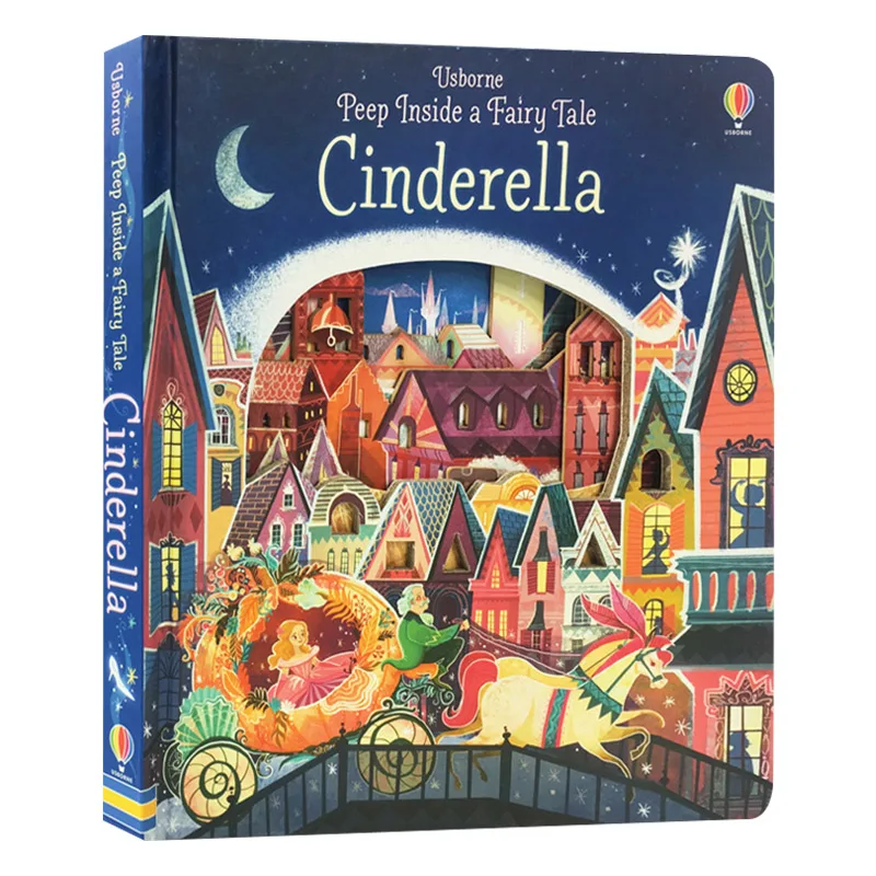 Usborne Books Peep Inside a Fairy Tales English Story Picture Books Bedtime Reading for Toddlers Children Gifts Montessori Toys 5