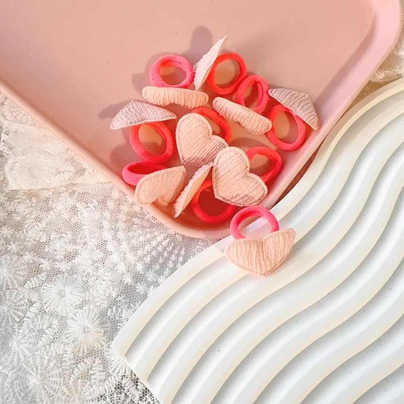 10pcs/lot Kids Elastic Hair Bands Girls Rubber Band For Children