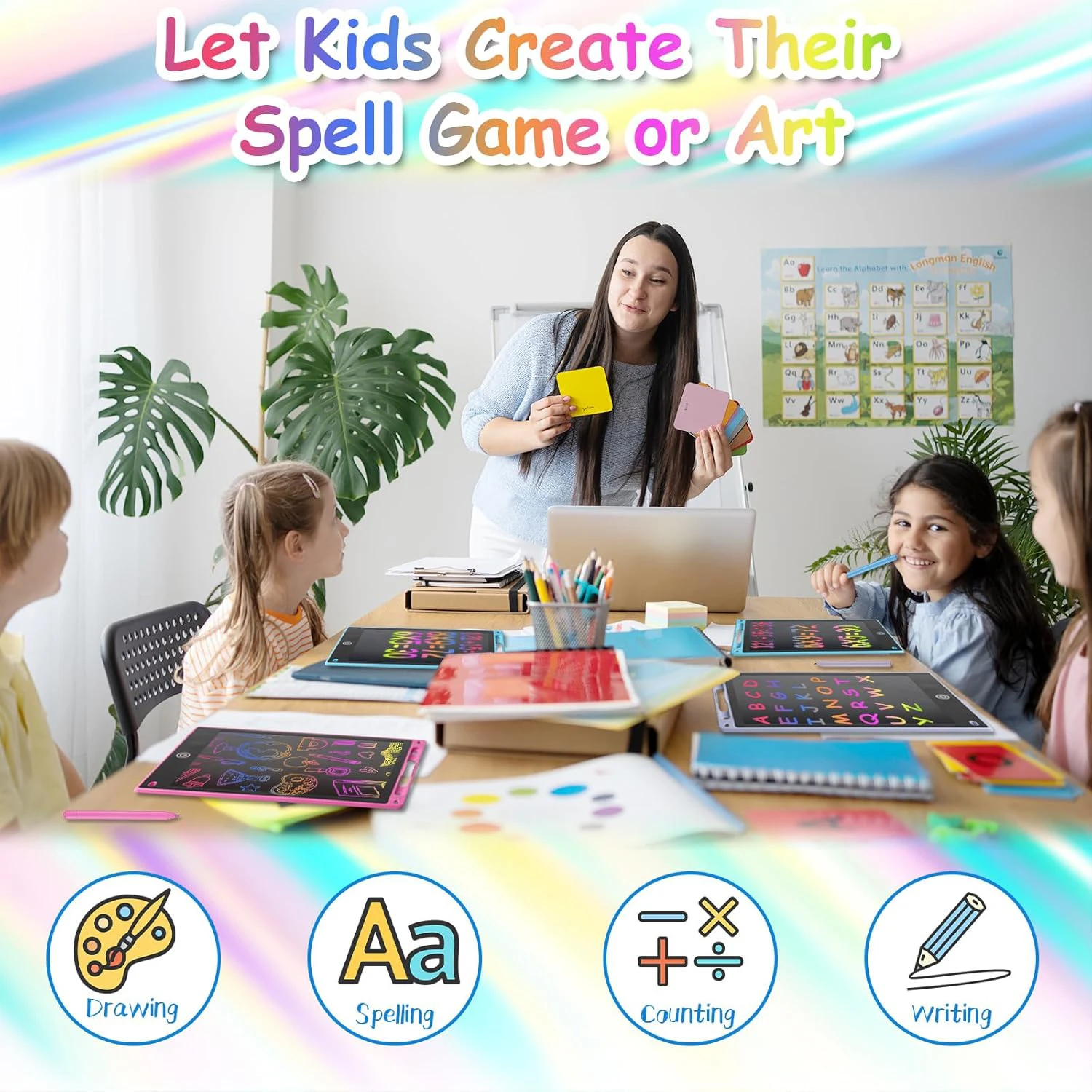 12/10 بوصة LCD تابلت للكتابة لوح جرافيتي يستخدم لل...