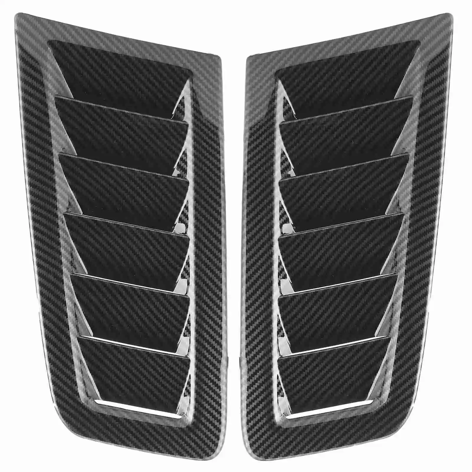2PCS Hood Vents Focus RS MK2 Style Universal Solid Durable Hardened ABS hood vents