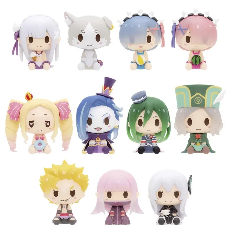 

Оригинальная BANDAI Ichiban KUJI Re ZERO Start Life In other World аниме-модель версии Q, коллекционные игрушки