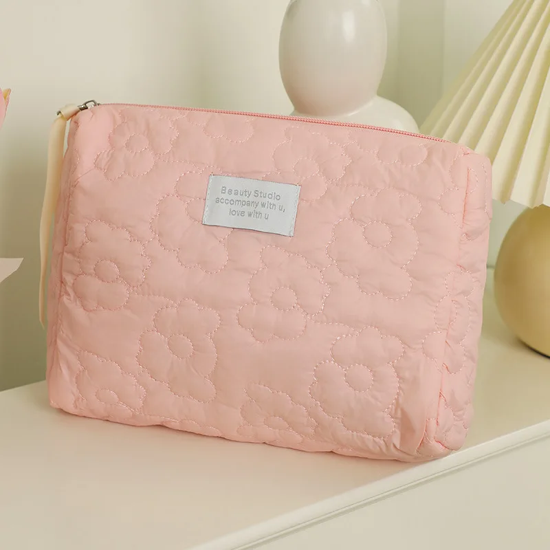 Floral Large-Capacity Waterproof Travel Cosmetic Bag