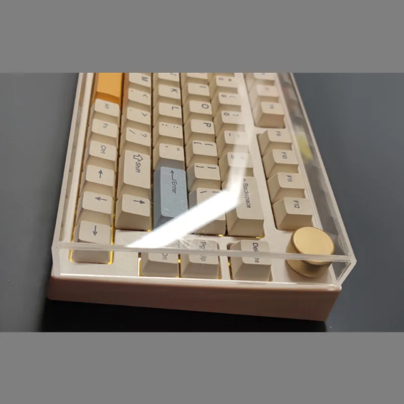 Keydous nj80 75% メカニカルキーボード用防塵透明アクリルカバーnj68互換