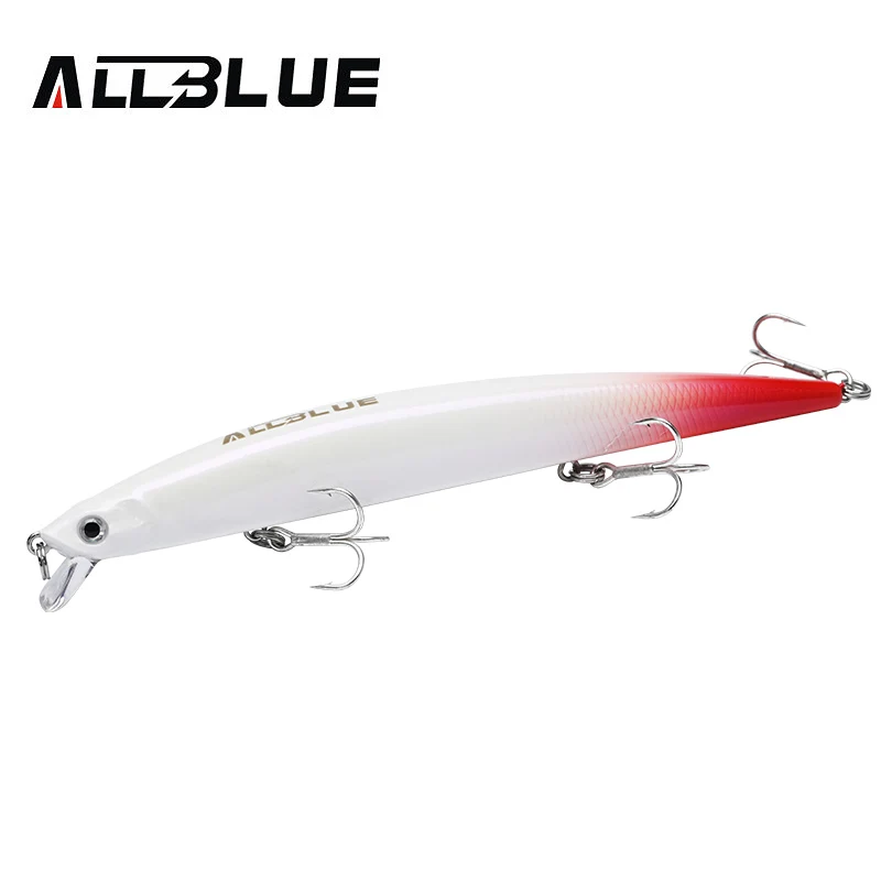 ALLBLUE SPRINT Sinking Minnow Longcast Jerkbait Fishing Lure - Saltwater Sea Bass Artificial Bait