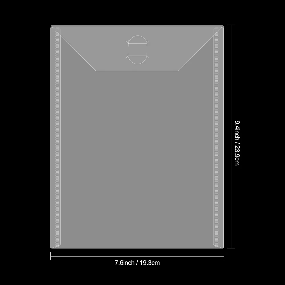 0.5mm Rubber Soft Strong Magnet Sheets For Die Storage Stamp & Die Storage Pockets Envelopes Organization Bags 7.6x9.4inch