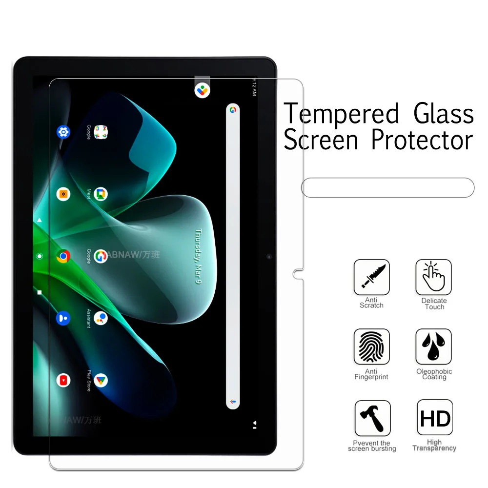 2 Packs HD Scratch Proof Screen Protector Tempered Glass For Acer Iconia Tab M10 Tablet 10.1 Hard Protective Film Free Bubble 3