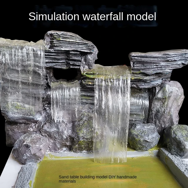 Flowing Water Model, Fake Water Diy