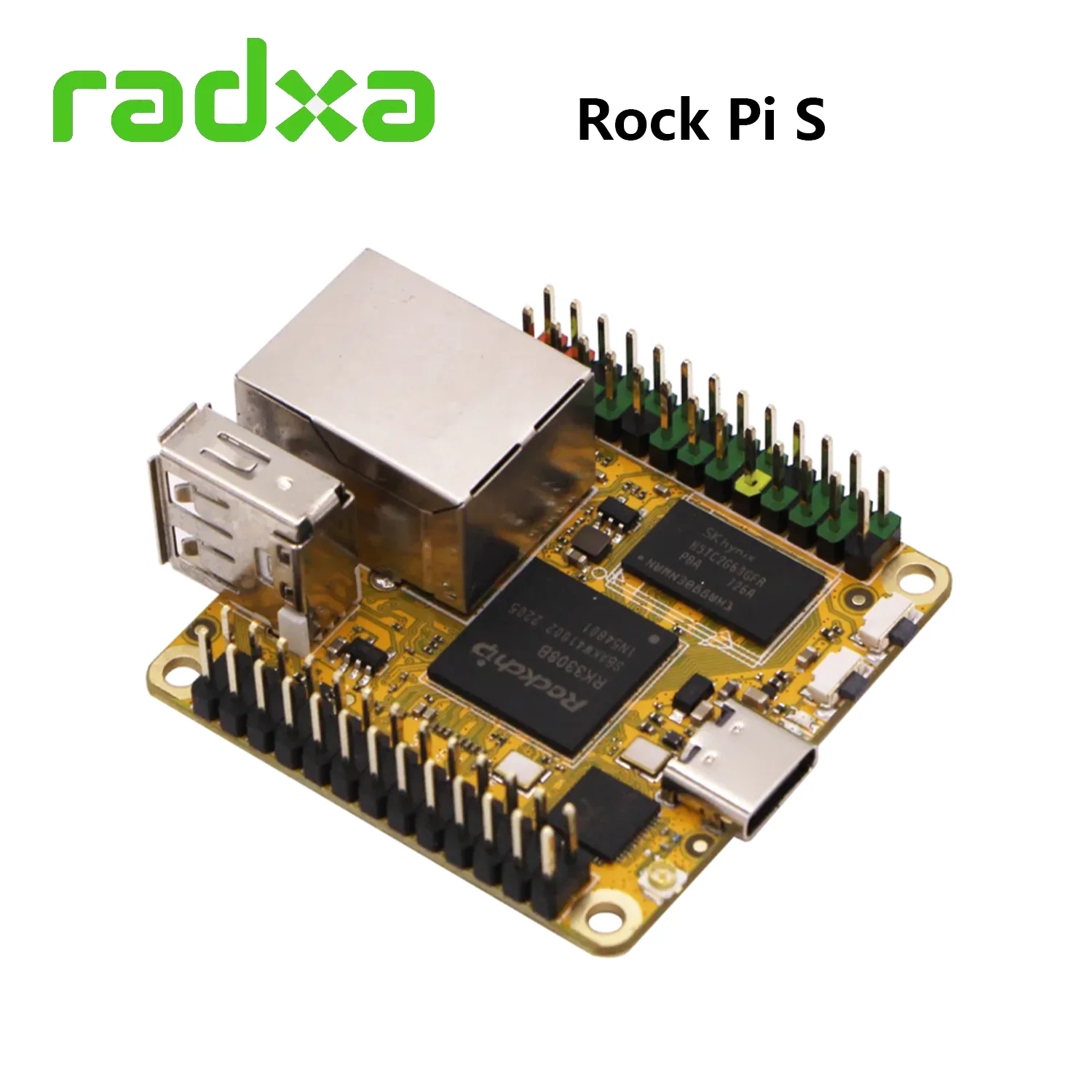Scheda Di Sviluppo Radxa Rock Pi S V1.3 Rk3308B Braccio Quad-Core Cortex-A35