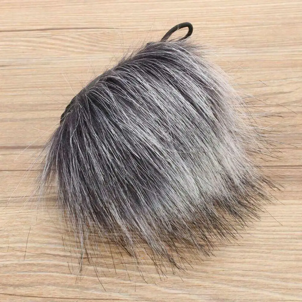 

Микрофон Dead Cat для установки ветрового стекла, шумоподавление, искусственная Меховая муфта, чехол для микрофона ZOOM H4N H2N N5B9