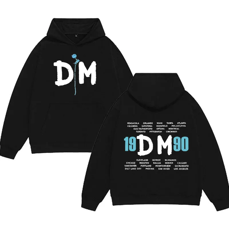Rock Band Depeche Cool Mode Memento Mori Felpa Con Cappuccio Uomo Donna Hip Hop Punk Vintage Felpa Oversize Pullover In Pile Streetwear