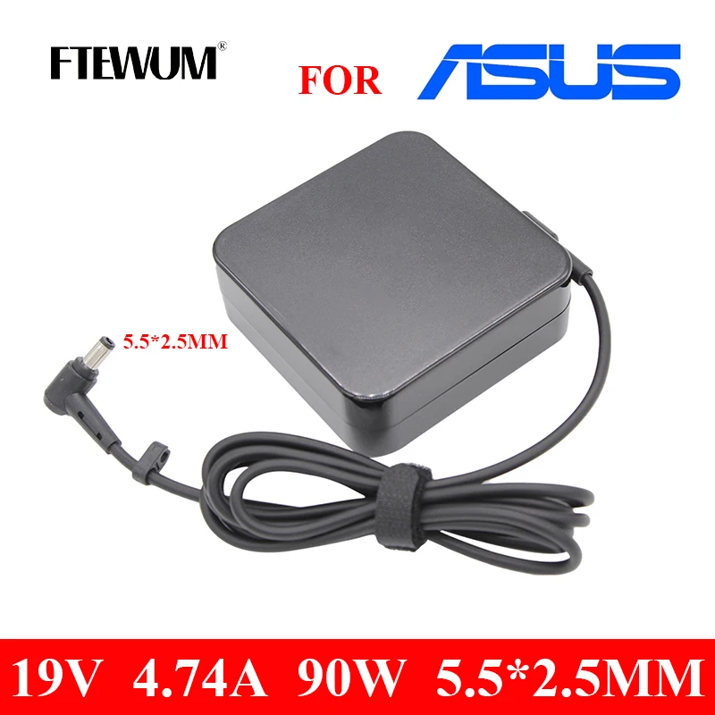 19V 4.74A 90W 5.5*2.5 مللي متر محمول محول شاحن ADP-90YD ل ASUS توشيبا/لينوفو A53S A8J q550l k55a n56V x54c x551c k55vd K52