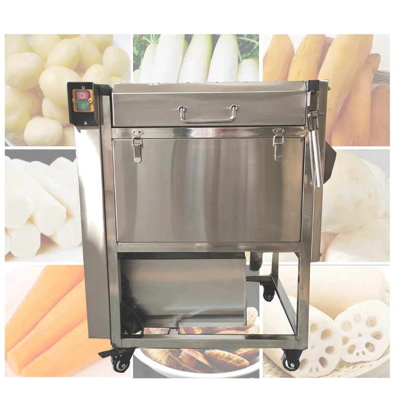 

Industrial Potato Carrot Polish and Brushing Washing Equipment Cassava Peeling Machine