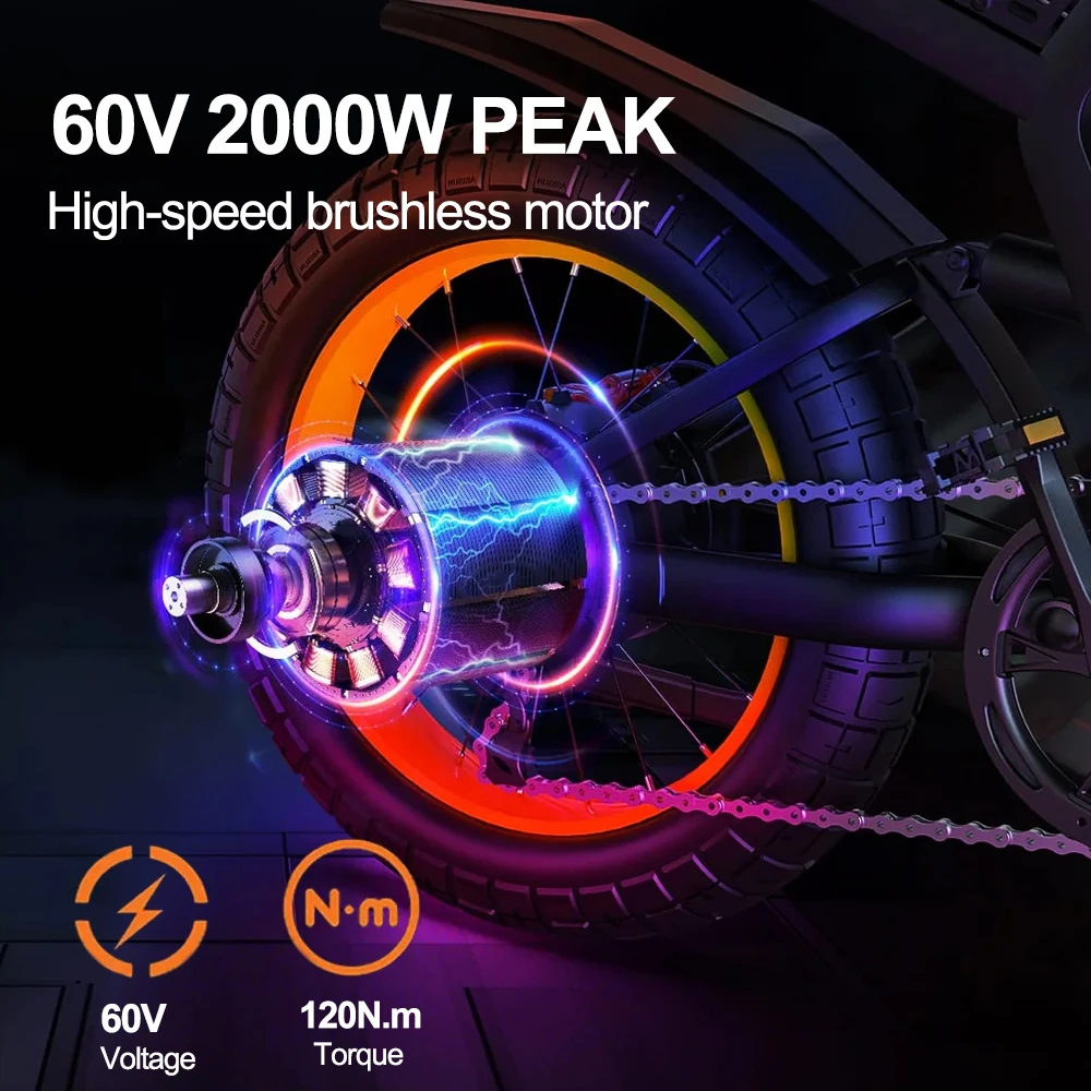 COSWHEEL GT20 Max Electric Speed 70Kmh Motorcycle 5