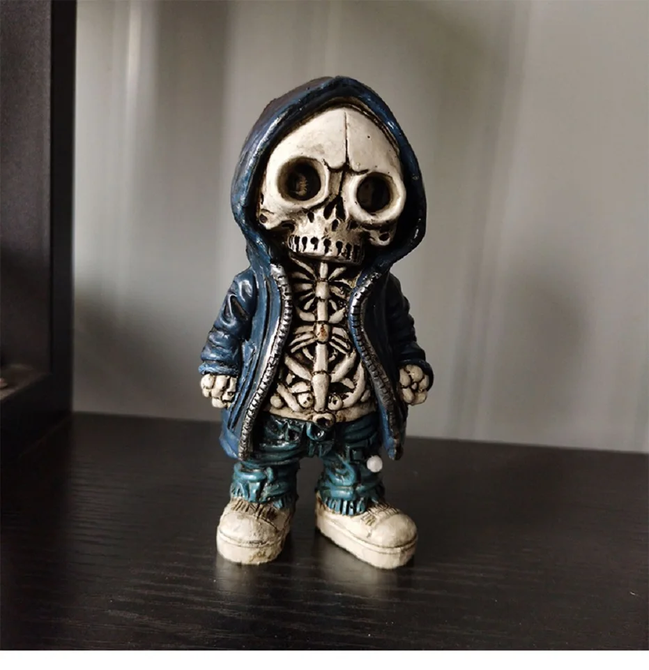 Figurines de squelette cool, poupée squelette d'halloween