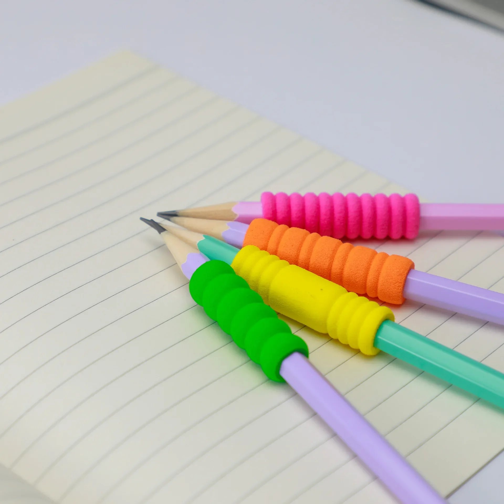 Pencil Finger Grip 10Pcs Tire EVA Pen Sleeve Kids Writing Protection