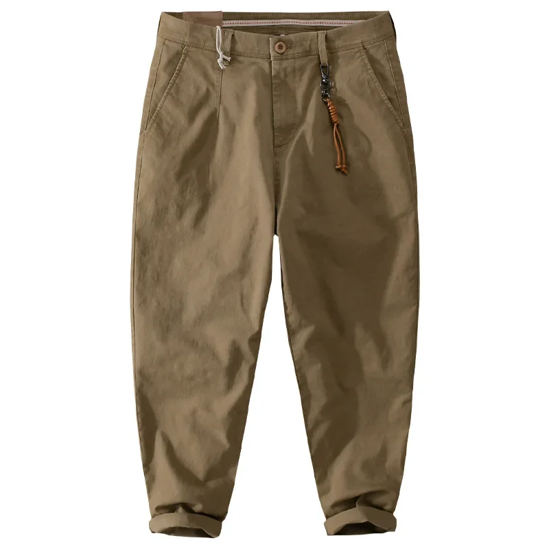 Wide Leg Pants Spring And Autumn Work Pants Loose Wide Leg Pants Straight Men's Casual