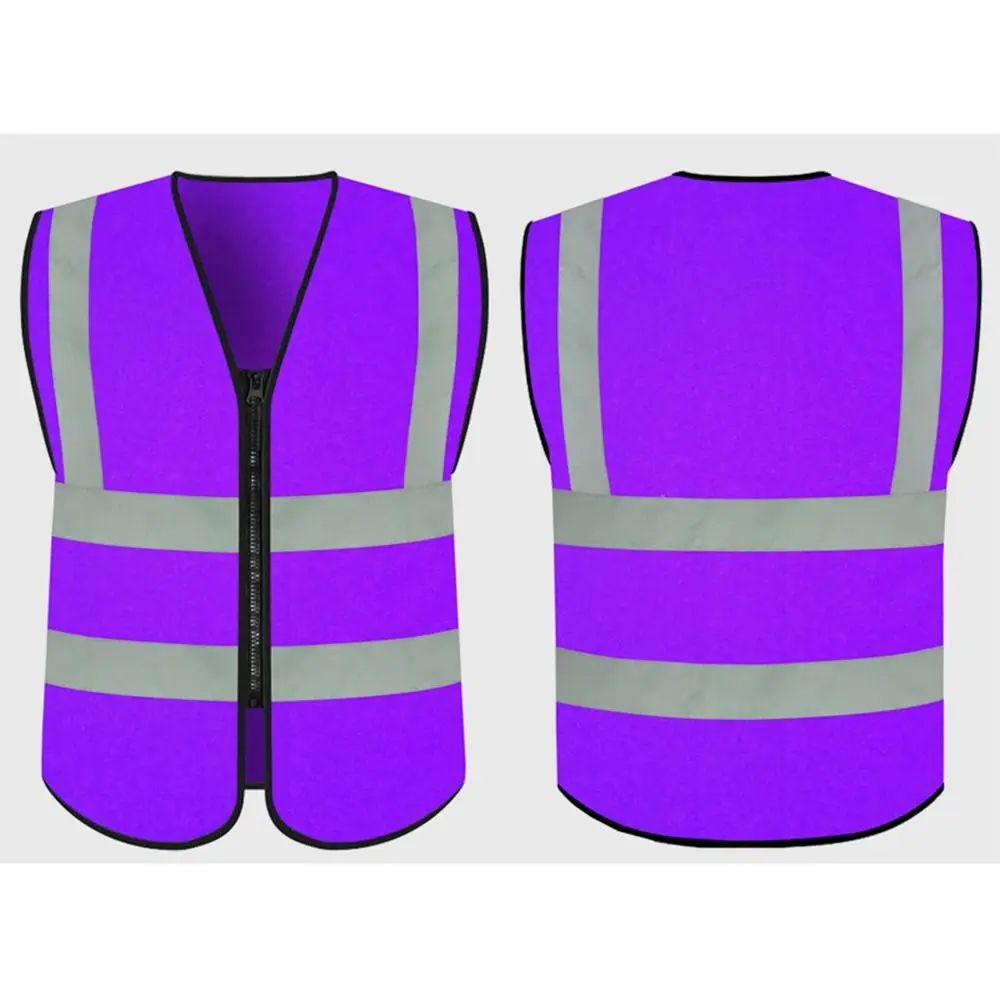 높은 가시성 러닝 스포츠 조끼 멀티컬러 프론트 사이클링 의류 건설 작업복 야외 사이클링 액세서리