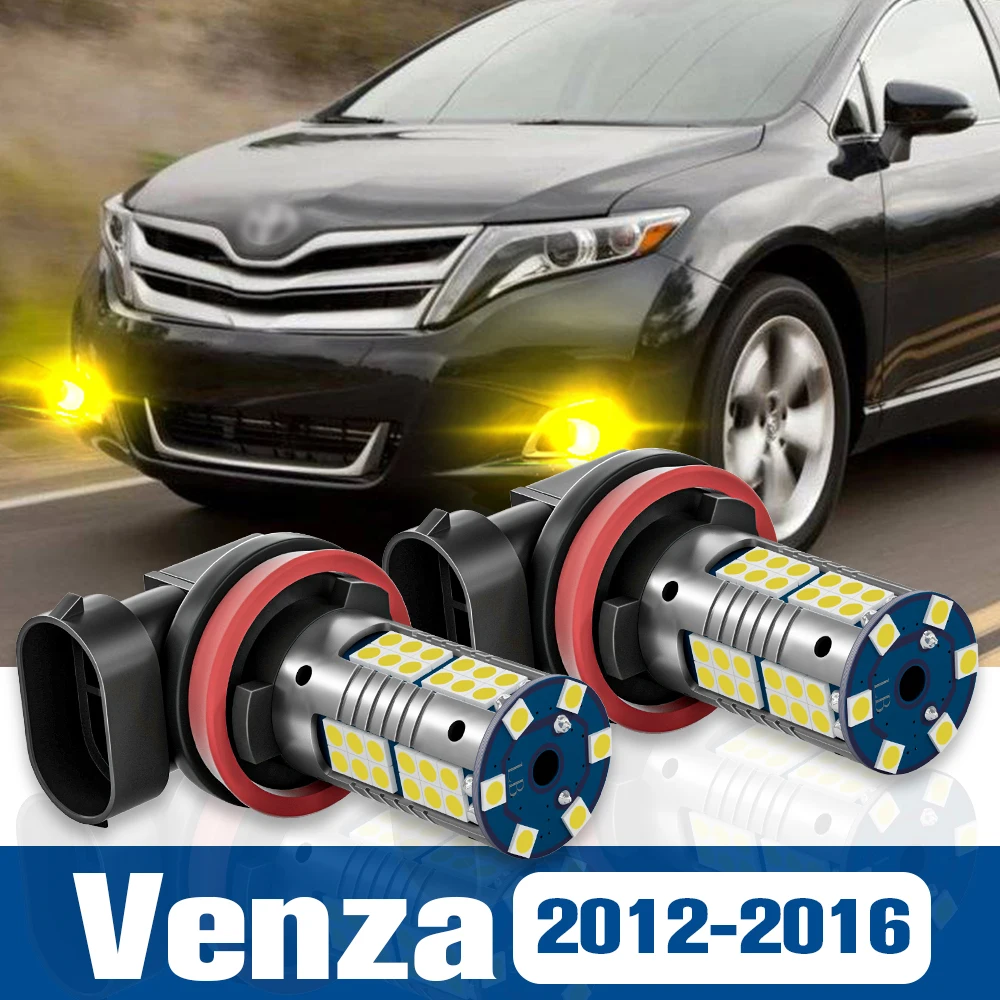 

2pcs LED Fog Light Blub Lamp Accessories Canbus For Toyota Venza 2012-2016 2013 2014 2015