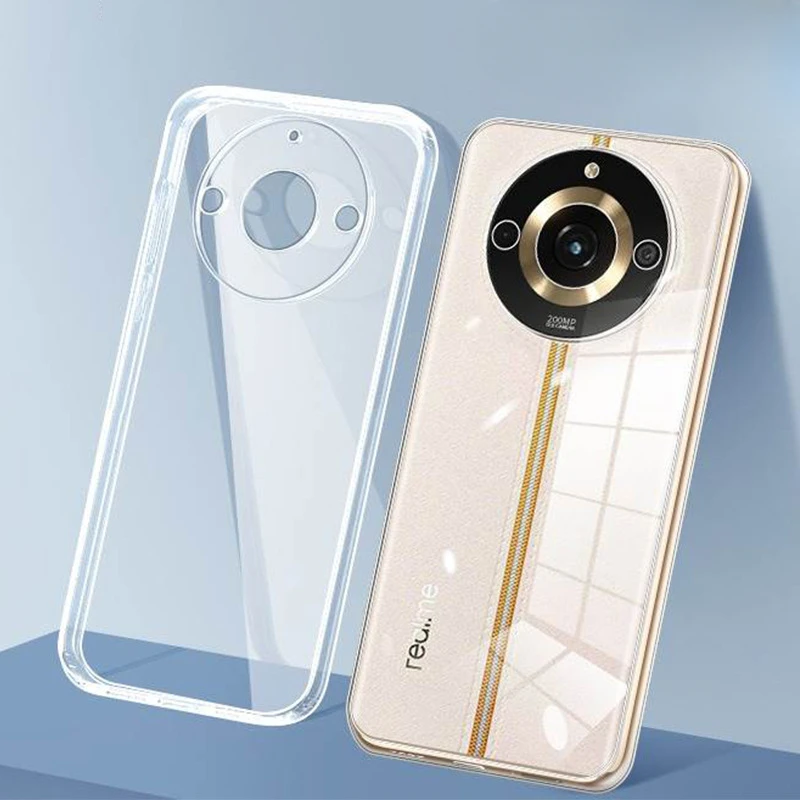 Per Oppo Realme 11 10 Pro Plus Custodia In Silicone Tpu Trasparente Trasparente Morbido Per Realme 11Pro + 10Pro + Protezione Guscio Del Telefono