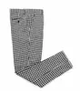 High Quality Houndstooth Men's Casual Suit Pants Length Trousers Men Plaid Slim-fit Straight Business Formal Suit Trousers 1
